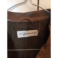 Genny Jacket/Coat Leather in Brown