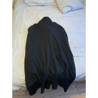 Yohji Yamamoto Jacke/Mantel aus Baumwolle in Schwarz
