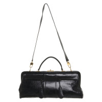 Bally Handtasche aus Leder in Schwarz