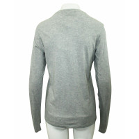 Yves Saint Laurent Oberteil aus Baumwolle in Grau