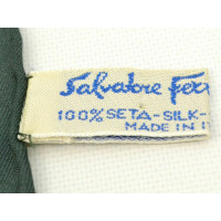Salvatore Ferragamo Scarf/Shawl Silk in Green