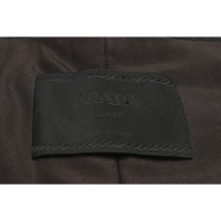Prada Jacke/Mantel aus Seide in Schwarz