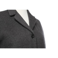 Prada Jacke/Mantel aus Wolle in Grau