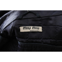 Miu Miu Jacket/Coat Viscose in Blue