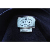Prada Jas/Mantel Wol in Blauw
