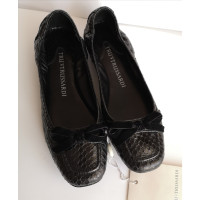 Trussardi Slippers/Ballerinas Leather in Black