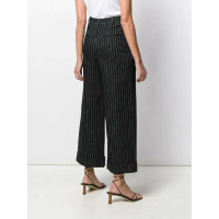 Chanel Trousers Cotton in Black
