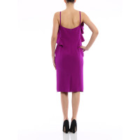 Ralph Lauren Purple Label Dress Silk in Fuchsia
