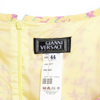 Gianni Versace Dress Silk in Yellow