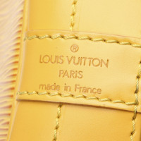 Louis Vuitton Sac Noé aus Leder in Gelb