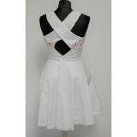 Saloni Kleid aus Baumwolle in Weiß