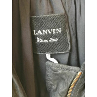 Lanvin Veste/Manteau en Daim en Noir