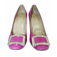 Roger Vivier Sandales en Cuir en Rose/pink