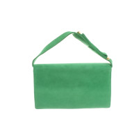 Prada Clutch Bag Leather in Green