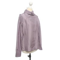 Armani Jeans Top Silk in Violet