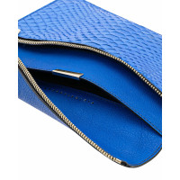 Victoria Beckham Clutch Bag Leather in Blue