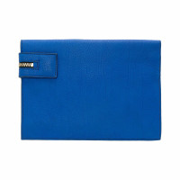 Victoria Beckham Clutch en Cuir en Bleu