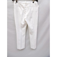 Loro Piana Paire de Pantalon en Coton en Blanc