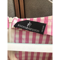 Rocco Barocco Robe en Coton en Rose/pink