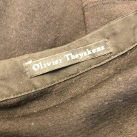 Olivier Theyskens Top Wool in Black