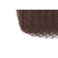 Bottega Veneta Handbag Leather in Bordeaux