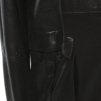 Hugo Boss Top Leather in Black