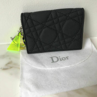 Dior Täschchen/Portemonnaie aus Leder in Schwarz