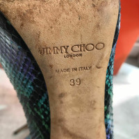 Jimmy Choo Sandales en Cuir en Turquoise