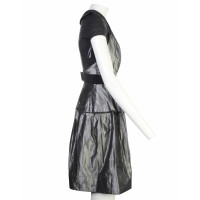 Donna Karan Kleid aus Seide in Grau