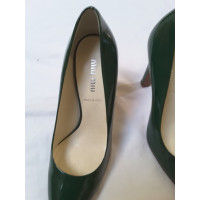 Miu Miu Sandals Leather in Green