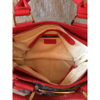 Ferre Handbag Canvas in Red