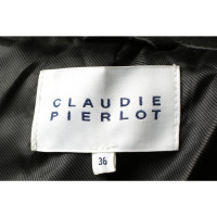 Claudie Pierlot Jacke/Mantel aus Leder in Schwarz