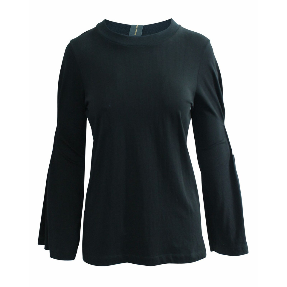 Mother Of Pearl Top Cotton in Black