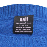 Andere merken e.vil - Blue pullover met decoratieve stenen