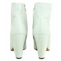 Iro Stiefel aus Leder in Weiß