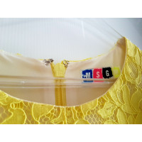 Msgm Kleid aus Baumwolle in Gelb