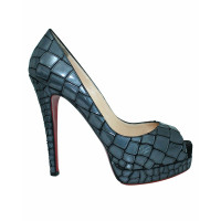 Christian Louboutin Sandals Leather in Grey