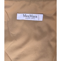 Max Mara Top Silk in Beige