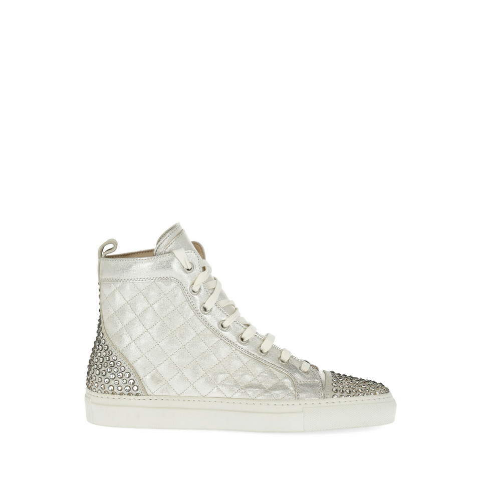 Le Silla  Trainers Leather in Silvery