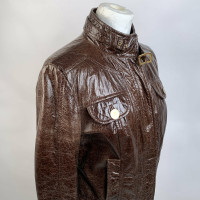 Dolce & Gabbana Jacket/Coat Leather in Brown