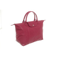Longchamp Handbag Leather in Fuchsia