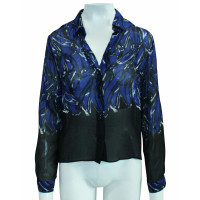 Prada Top Silk in Blue