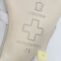 A. F. Vandevorst Sandals Leather in White