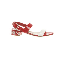 Miu Miu Sandals Patent leather in Red