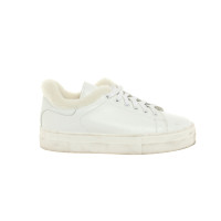 Maje Trainers Leather in White