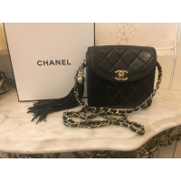 Chanel Classic Flap Bag Mini Square in Pelle in Nero