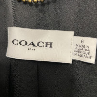 Coach Veste/Manteau en Cuir en Noir