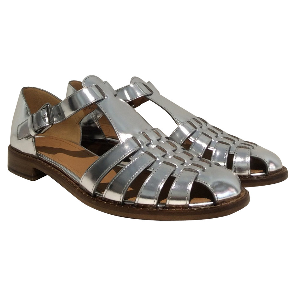 Church's Silver colored sandals