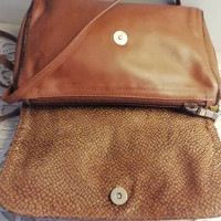 Borbonese Sac à bandoulière en Cuir en Beige