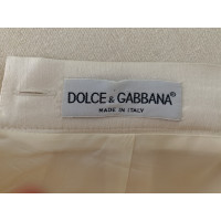 Dolce & Gabbana Skirt Silk in White